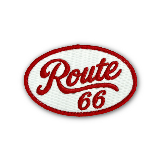 Route 66 Red Retro Patch
