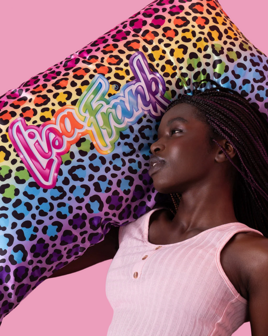 Lisa Frank Rainbow Leopard Standard Sized Satin Pillowcase