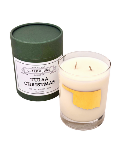 Tulsa Christmas 11oz Candle