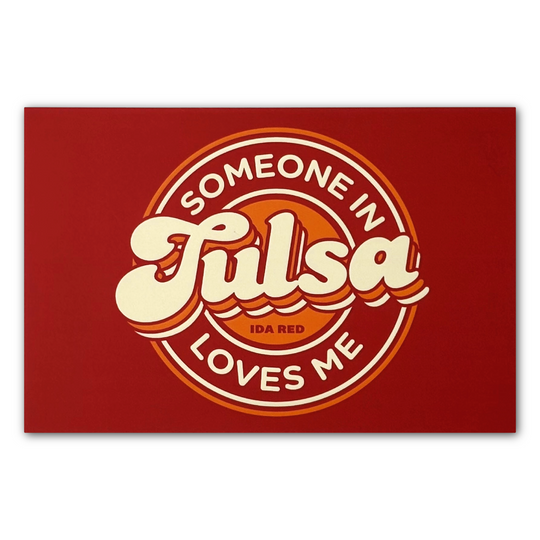 Someone In Tulsa Loves Me Postcard