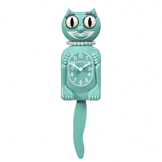 Kit Cat Klock Ocean Waves Miss Kitty Clock
