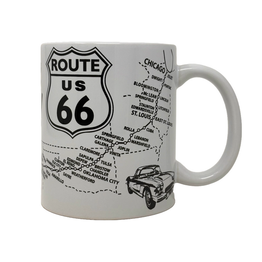 Route 66 Map Mug