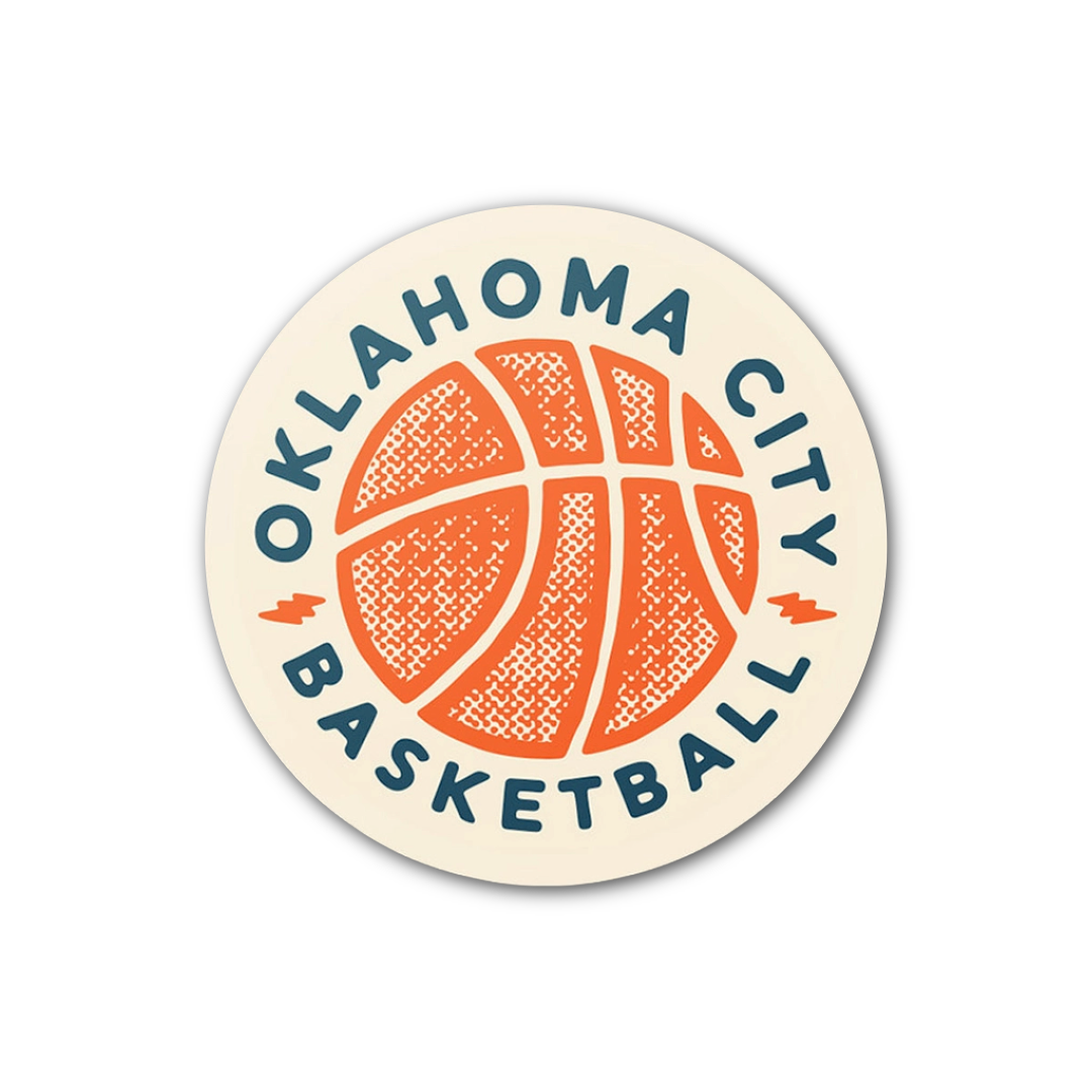 Oklahoma City Thunder Gym Class Sticker