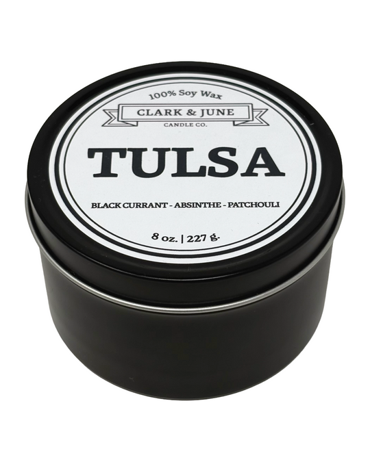 Tulsa Black Currant Absinthe Patchouli 8oz Candle