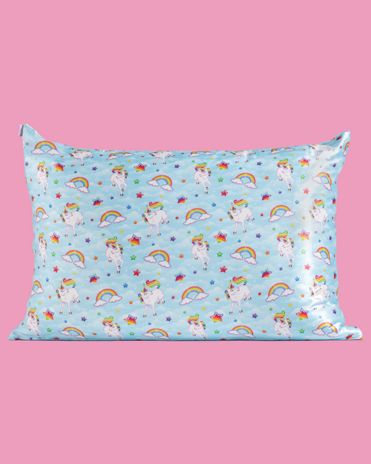 Lisa Frank Markie Unicorn Standard Sized Satin Pillowcase