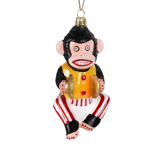 Monkey Doll with Cymbals Ornament