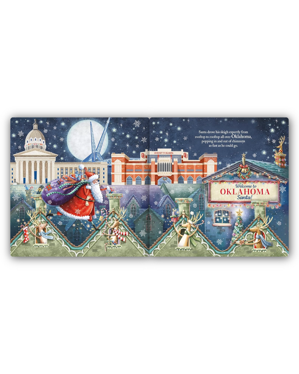 Santa Clause Is Coming To Oklahoma Book