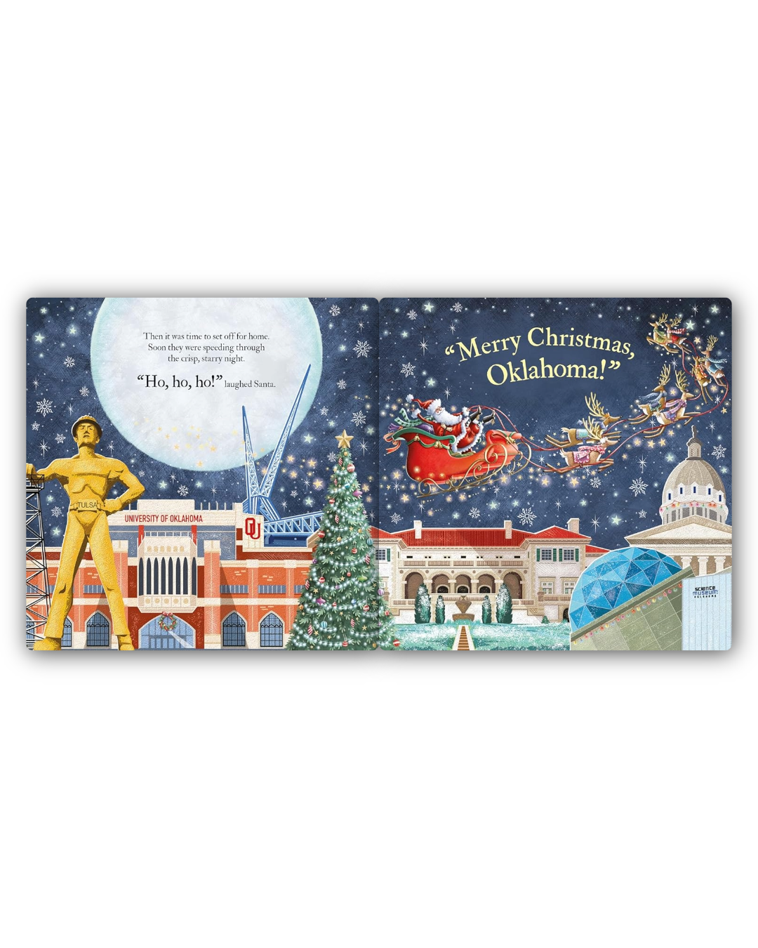 Santa Clause Is Coming To Oklahoma Book