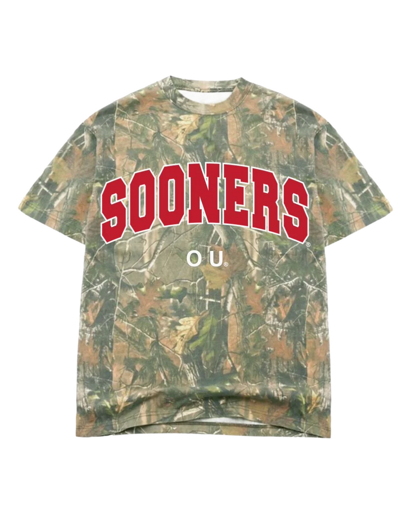 University of Oklahoma Sooners Camo Tshirt – Ida Red