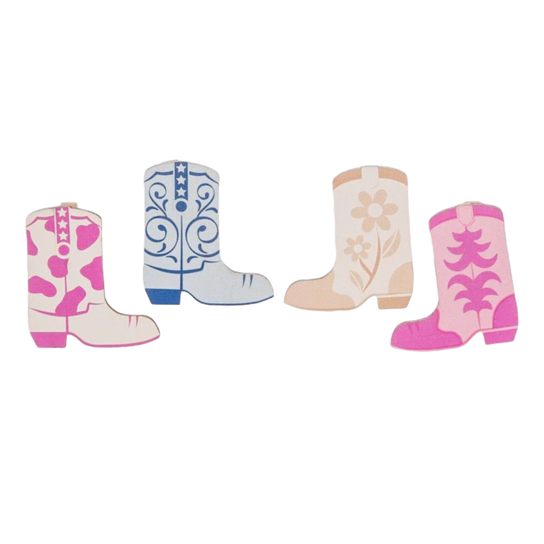 Wooden Boot Chip Clips – Ida Red