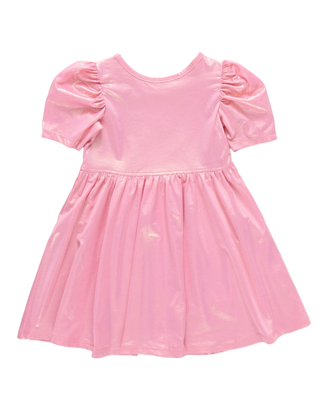 Pink Chicken Girls' Lame Laurie Dress, Light Pink, 8Y