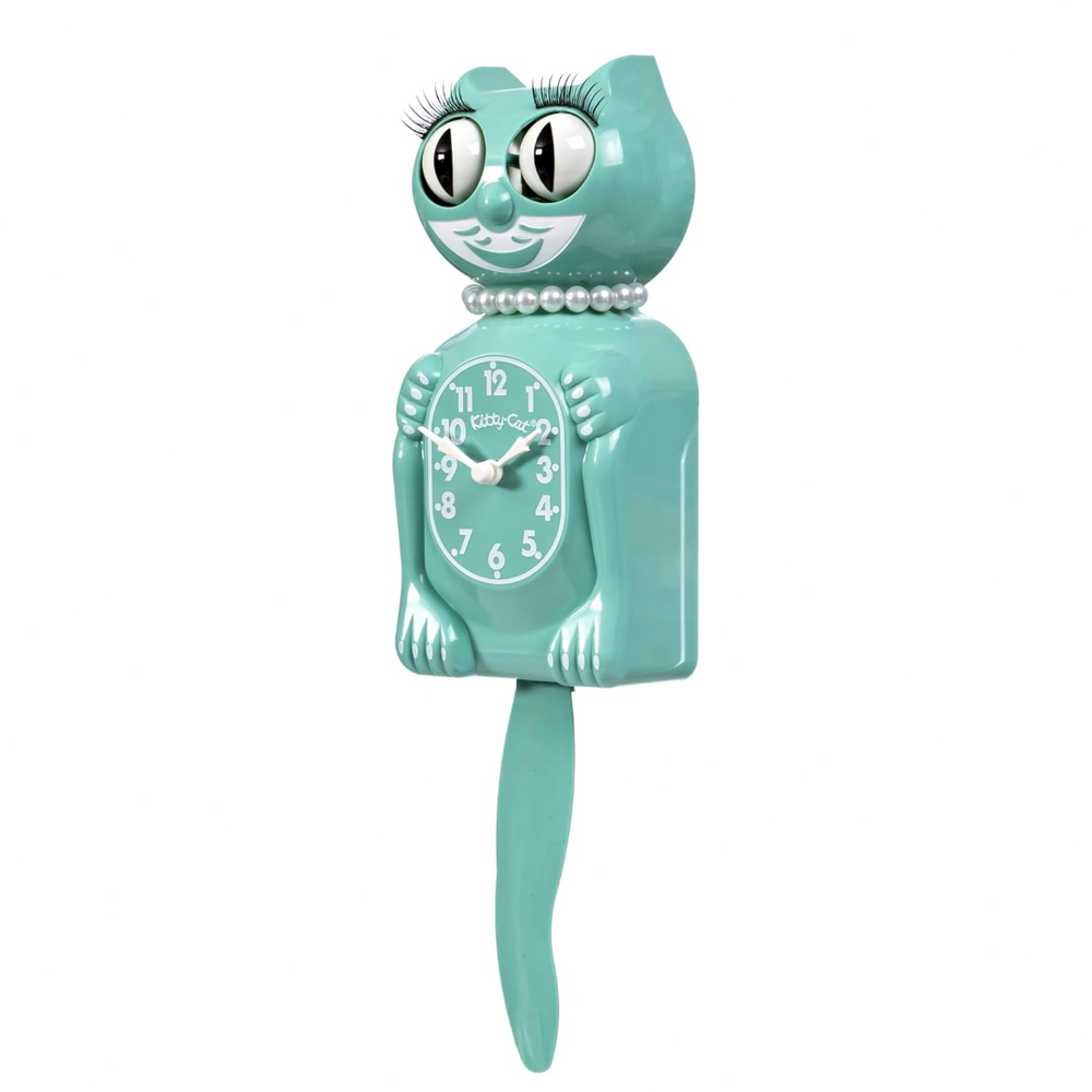 Kit Cat Klock Ocean Waves Miss Kitty Clock
