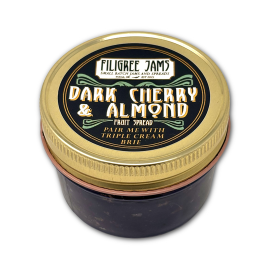 Dark Cherry & Almond Fruit Spread 4 oz