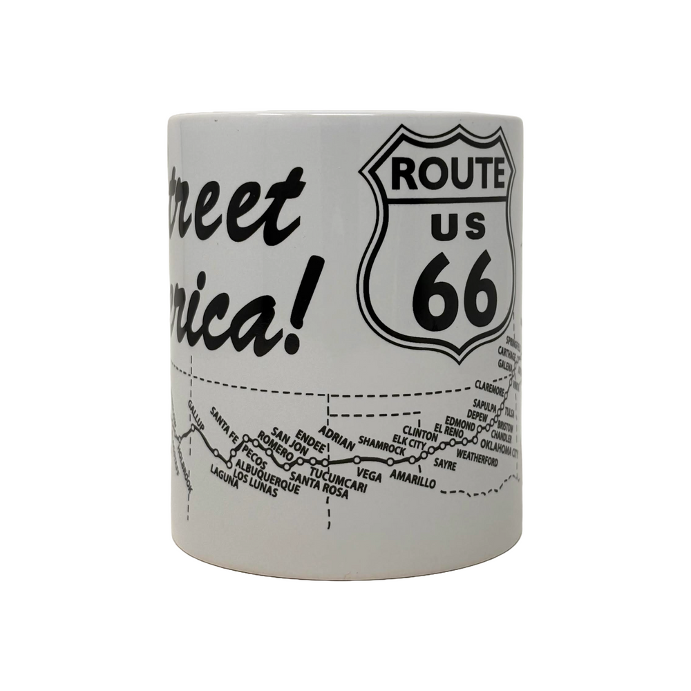 Route 66 Map Mug