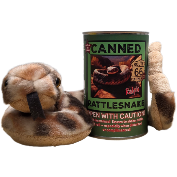 Canned Rattlesnake Plush - Route 66 Centennial Edition