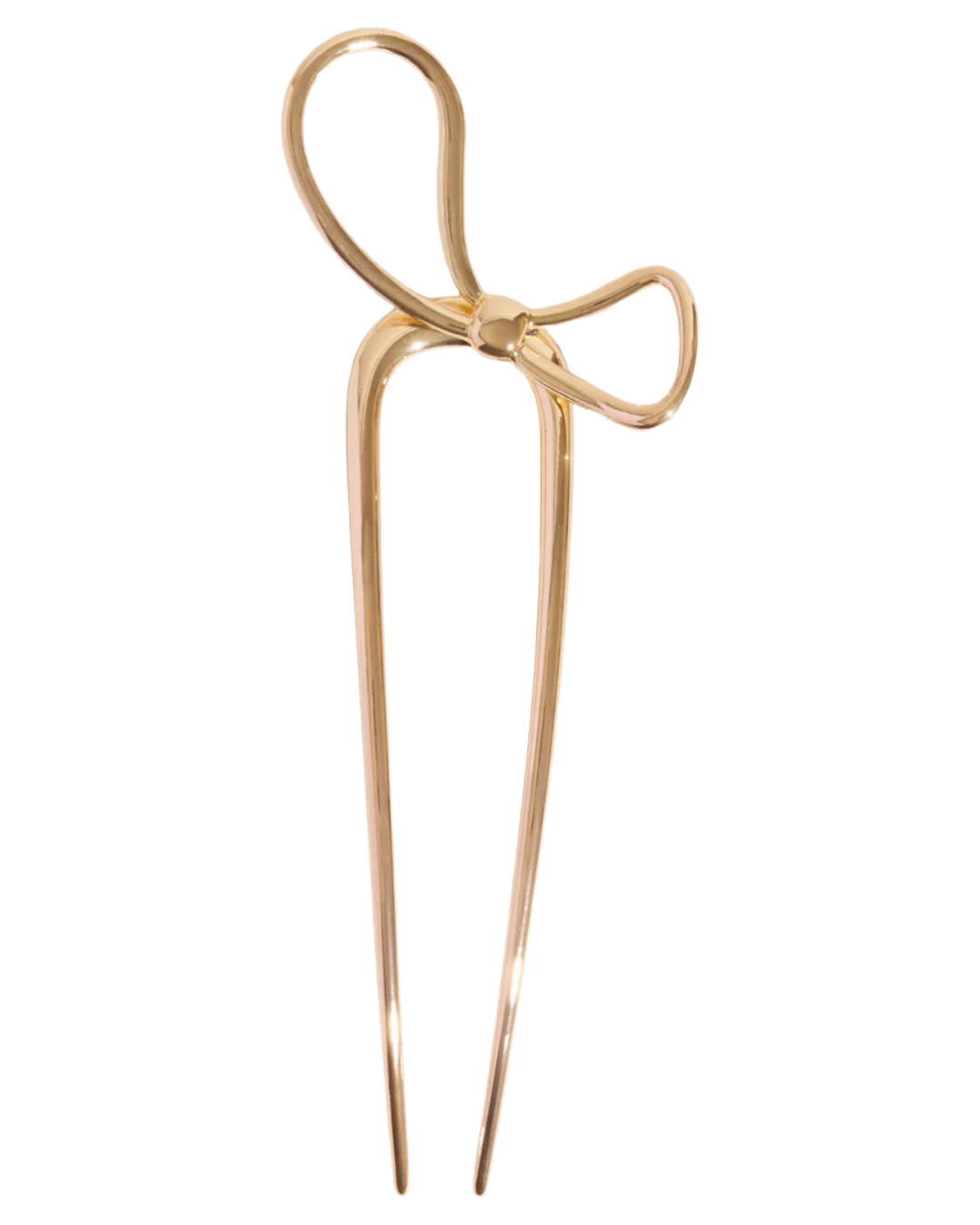 The Grinch Gold Bow French Hair Pin