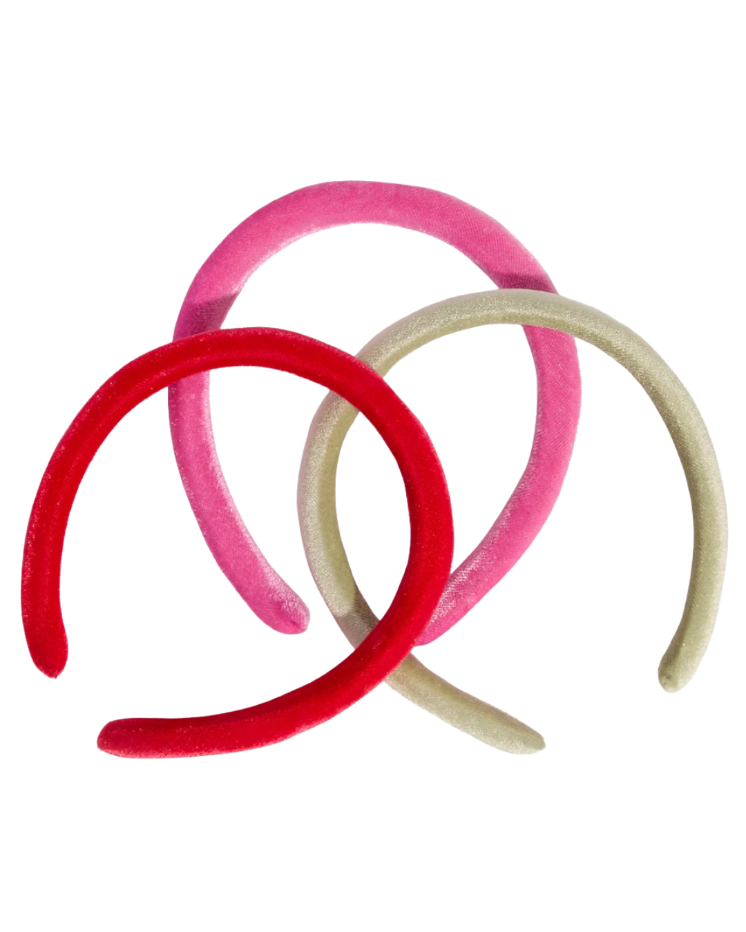 Holiday Velvet 3 Piece Headband Set