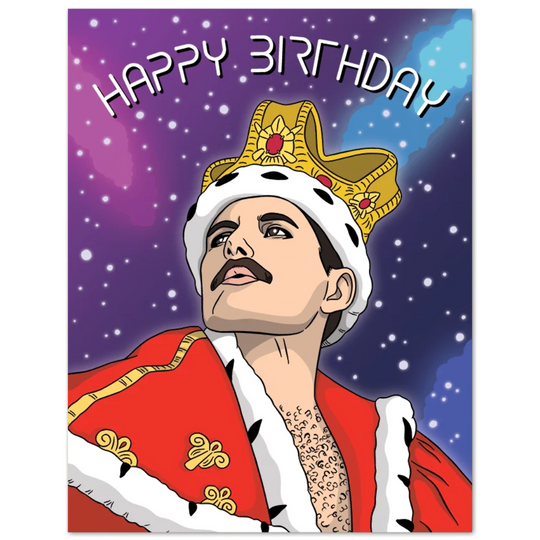 Freddie Mercury Birthday Card