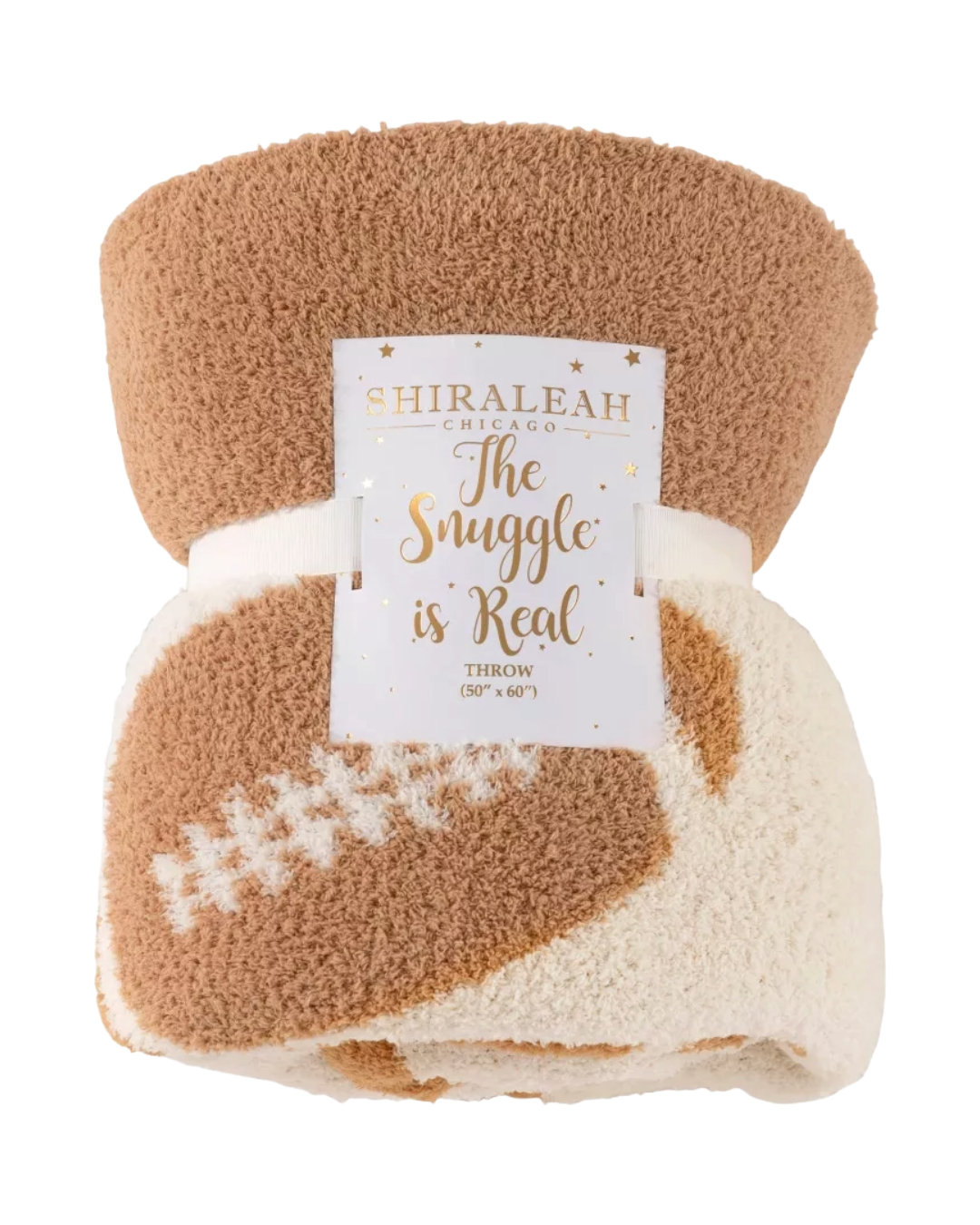 Tan Game Day Reversible Throw Blanket