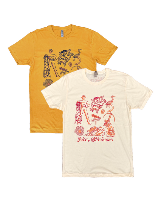 Tulsa Collage Tshirt