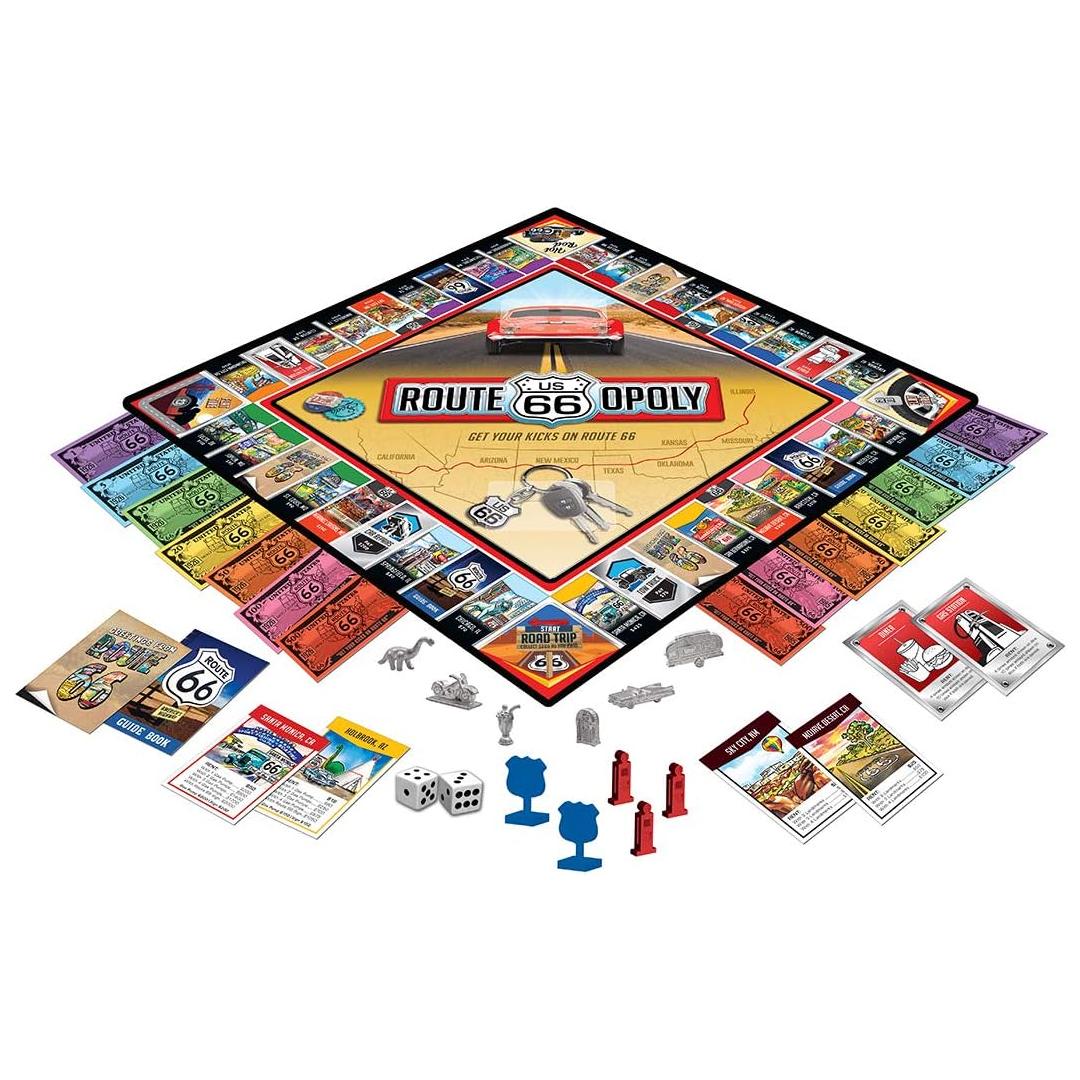 Route 66 Opoly Board Game