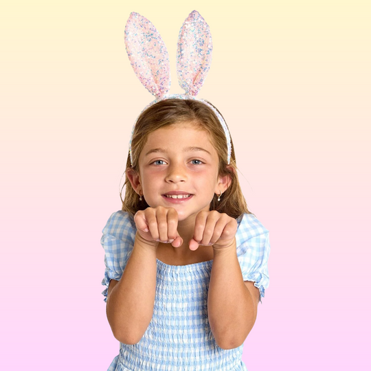 Sequin Bunny Ear Headband