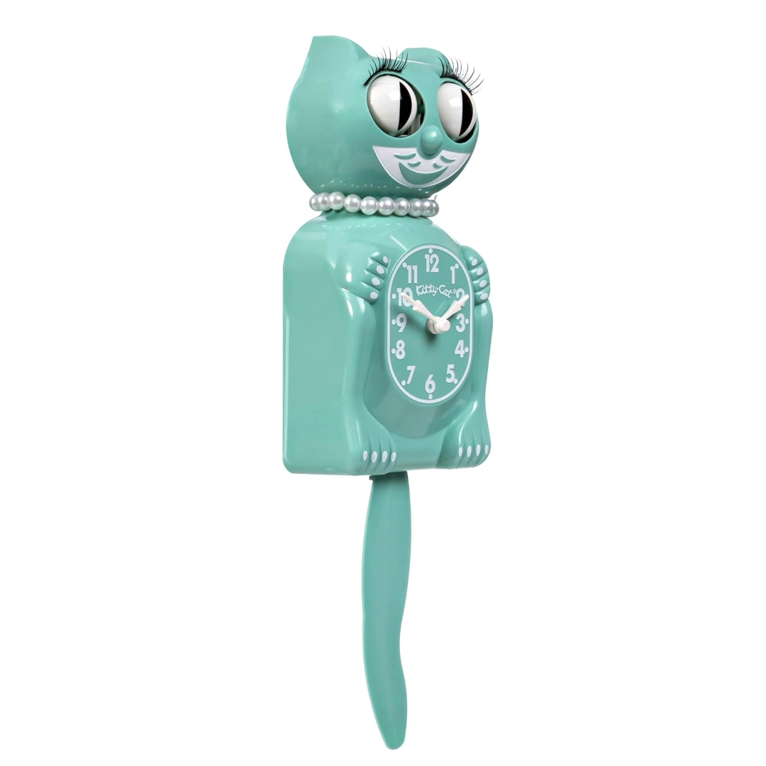 Kit Cat Klock Ocean Waves Miss Kitty Clock