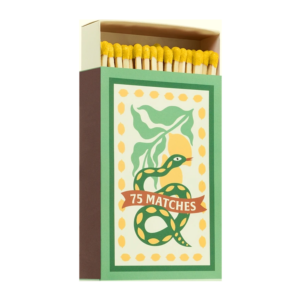 A Dopo Snake Decorative Matches Set
