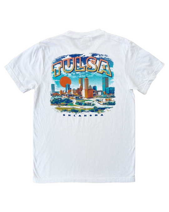 Tulsa Sunset Skyline Tshirt