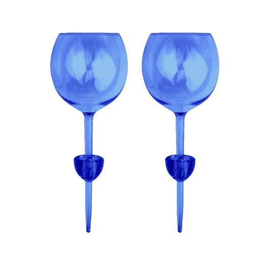 Bodie Riviera Beach Glass Set in Cobalt