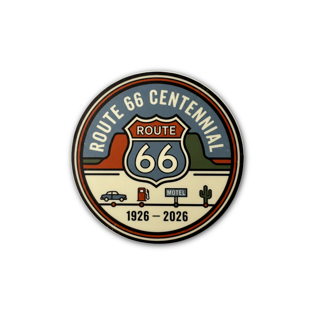 Route 66 Centennial Icons Badge Sticker