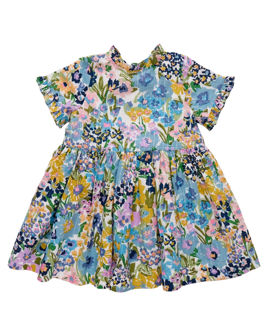 Pink Chicken - Sketched Floral Autumn Dress