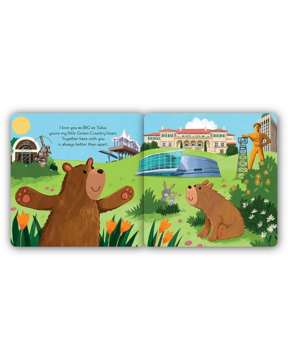 I Love You as Big as Tulsa Board Book
