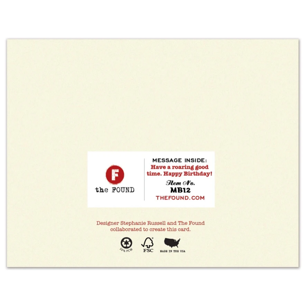 Born To Be Wild Birthday Card