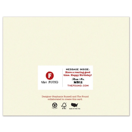 Born To Be Wild Birthday Card