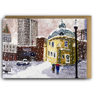 Blue Dome Holiday Card