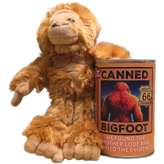 Canned Bigfoot Plush - Route 66 Centennial Edition