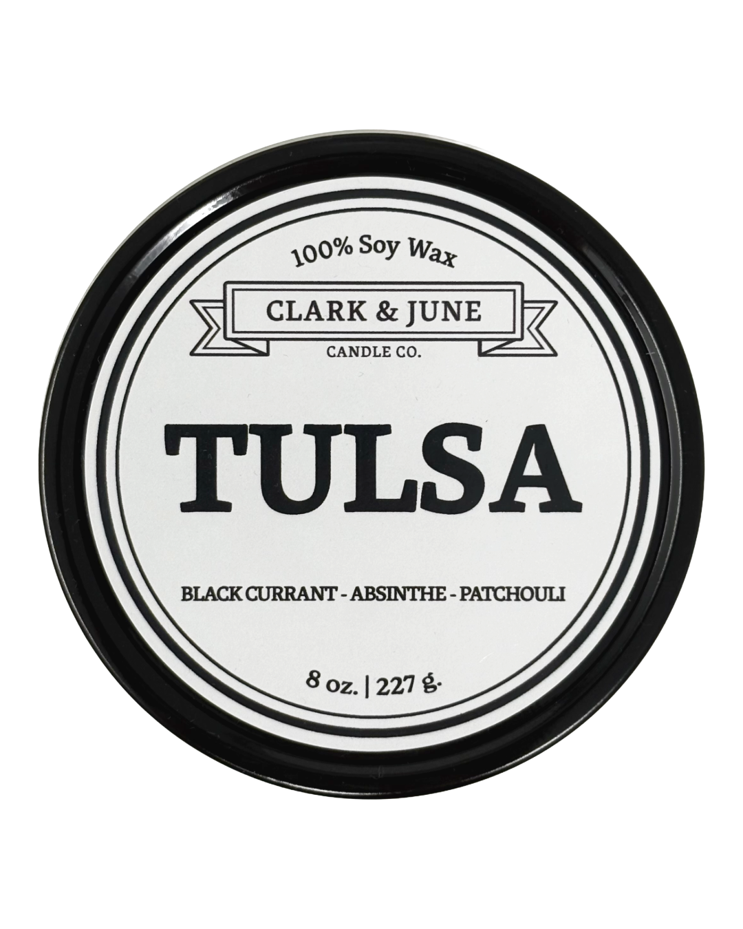 Tulsa Black Currant Absinthe Patchouli 8oz Candle