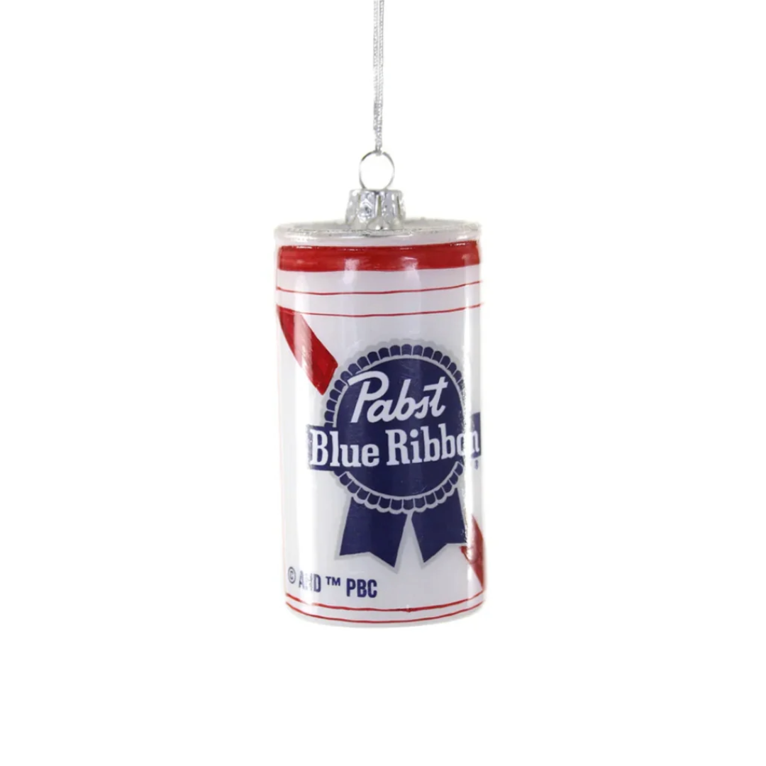 Blue Ribbon Beer Can Ornament