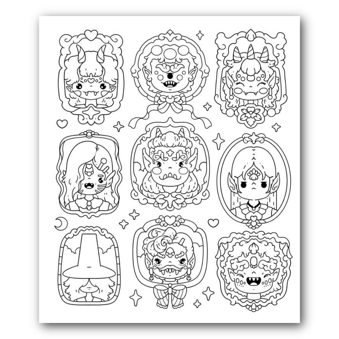 The Unofficial Coloring Book For Fans of Kpop Demon Hunters