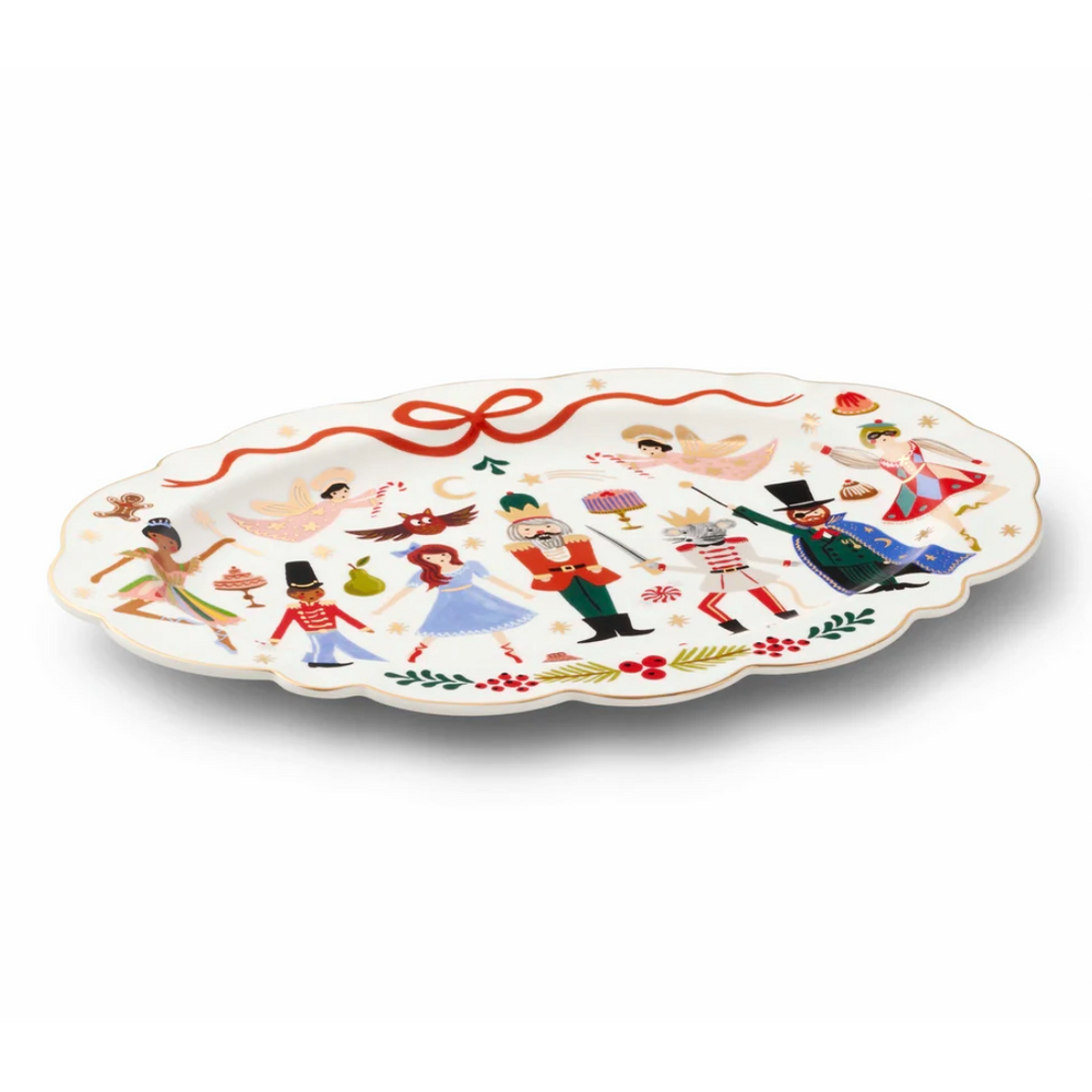 Nutcracker Porcelain Serving Platter