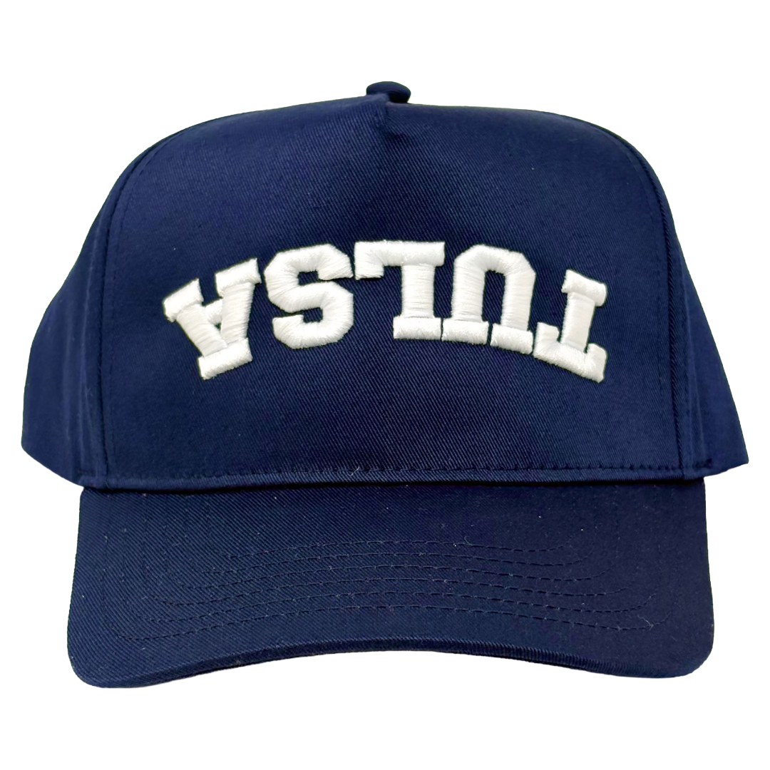Upside Down Tulsa Hat - Navy