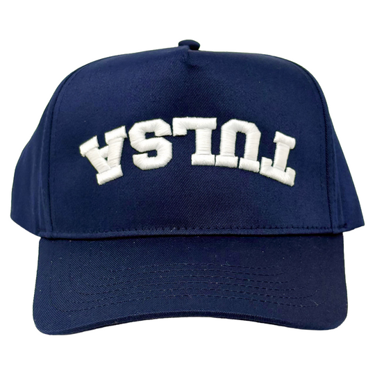 Upside Down Tulsa Hat - Navy
