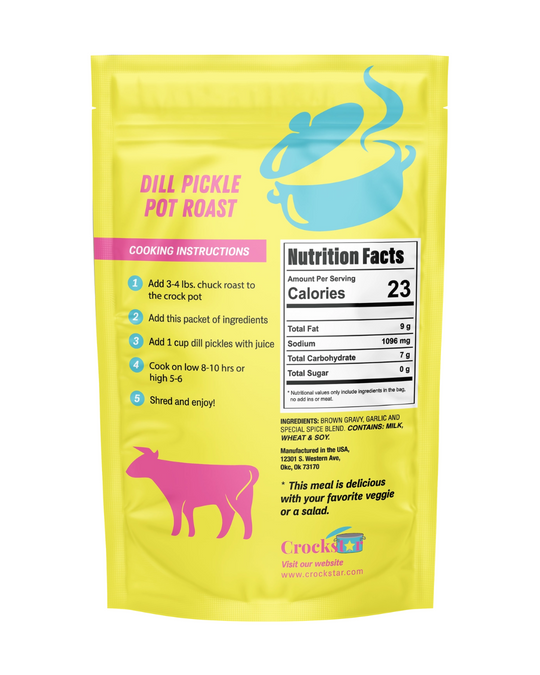 Dill Pickle Pot Roast Crockpot Meal Mix