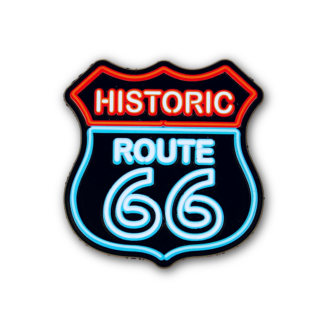 Route 66 Neon Shield Magnet