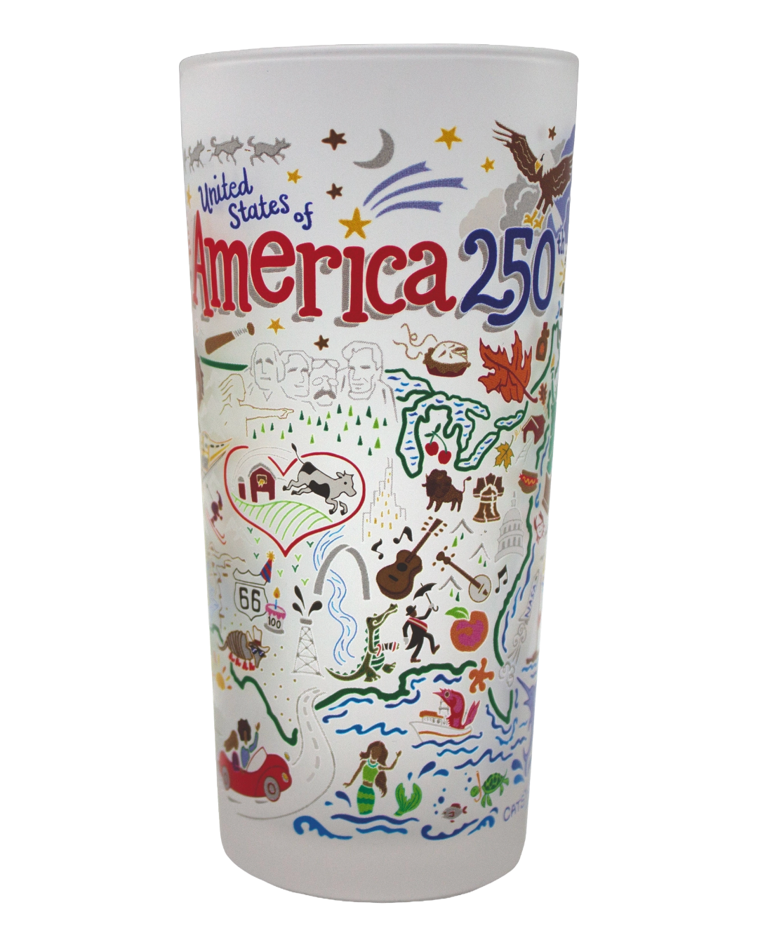 America 250 Drinking Glass