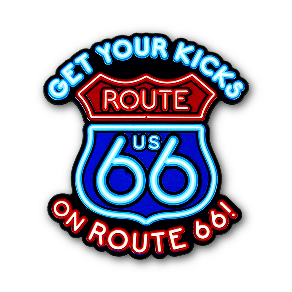 Route 66 Magnet | Get Your Kicks Retro Road Sign Souvenir – Ida Red