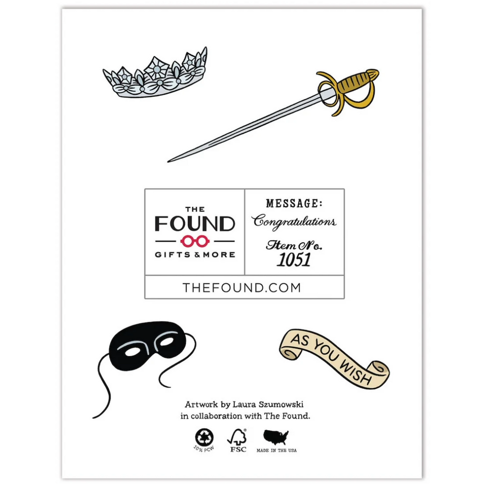 Princess Bride Happily Ever After Wedding Card