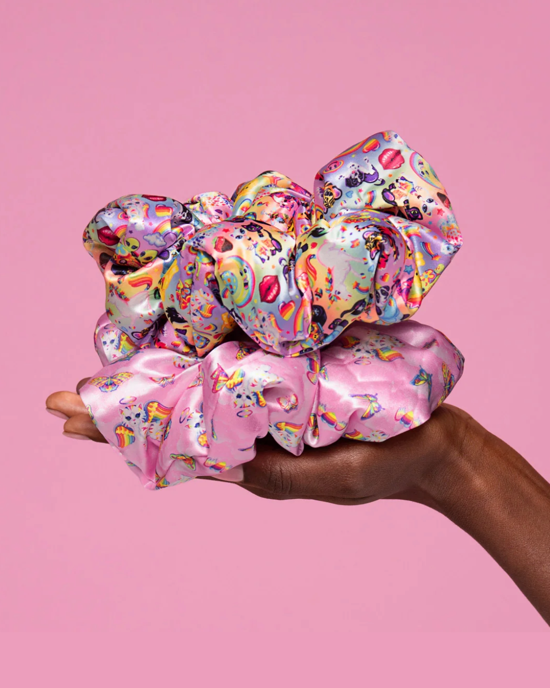 The Fantastic World Of Lisa Frank Pillow Scrunchies Set