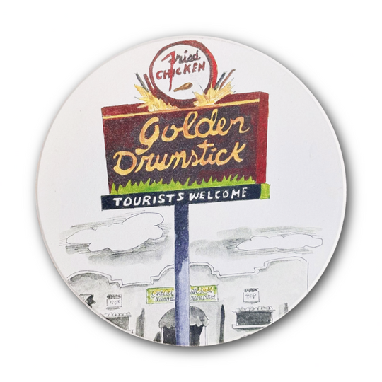 Golden Drumstick Coaster